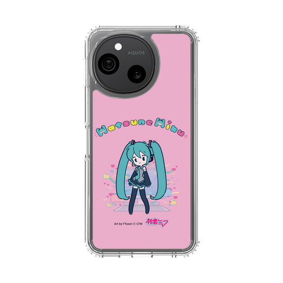 スリムプロテクションケース［ 初音ミク - パソコン - ピンク ］