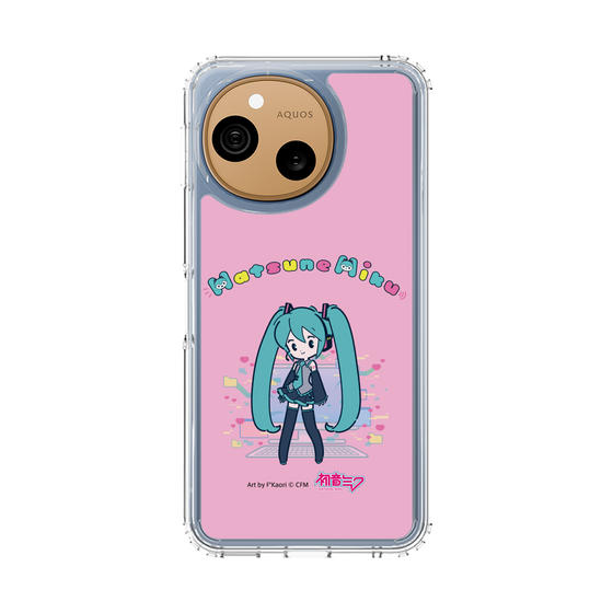 スリムプロテクションケース［ 初音ミク - パソコン - ピンク ］