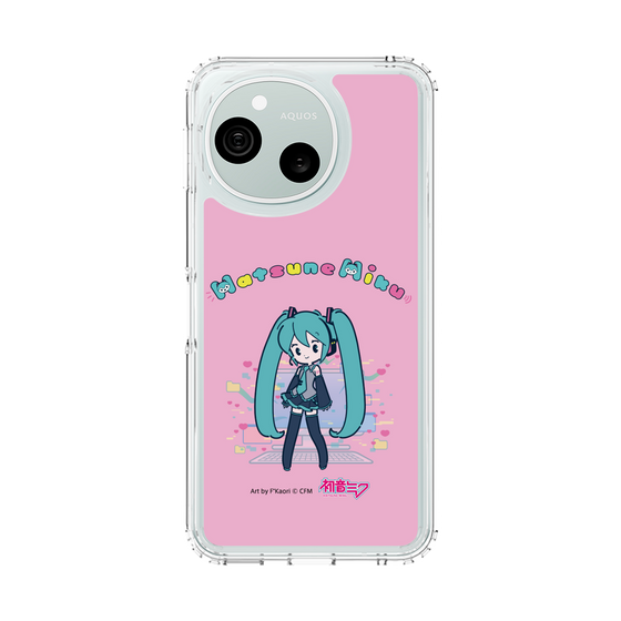 スリムプロテクションケース［ 初音ミク - パソコン - ピンク ］