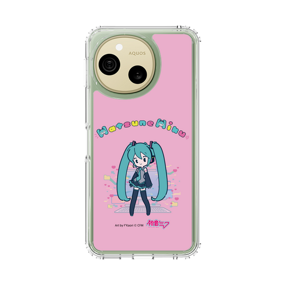 スリムプロテクションケース［ 初音ミク - パソコン - ピンク ］