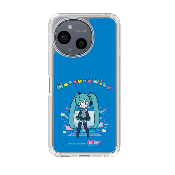 スリムプロテクションケース［ 初音ミク - パソコン - ブルー ］