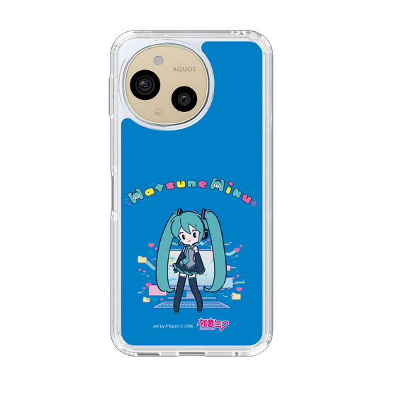 スリムプロテクションケース［ 初音ミク - パソコン - ブルー ］