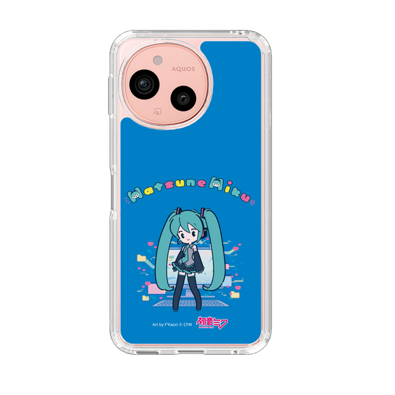 スリムプロテクションケース［ 初音ミク - パソコン - ブルー ］