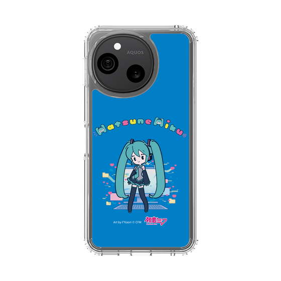 スリムプロテクションケース［ 初音ミク - パソコン - ブルー ］