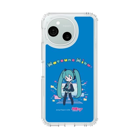 スリムプロテクションケース［ 初音ミク - パソコン - ブルー ］