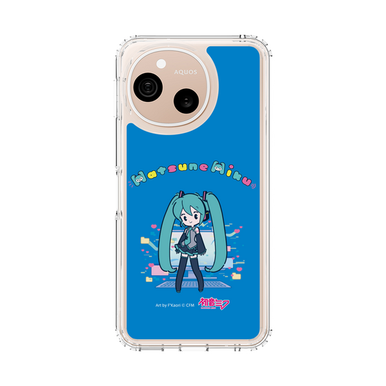 スリムプロテクションケース［ 初音ミク - パソコン - ブルー ］