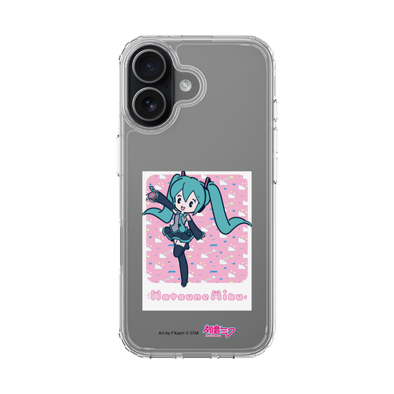 スリムプロテクションケース［ 初音ミク - グリッチスカイ - ピンク ］