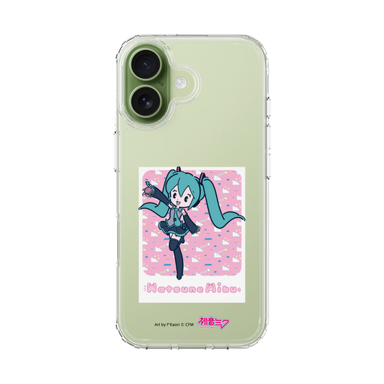 スリムプロテクションケース［ 初音ミク - グリッチスカイ - ピンク ］