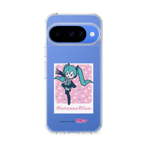 スリムプロテクションケース［ 初音ミク - グリッチスカイ - ピンク ］