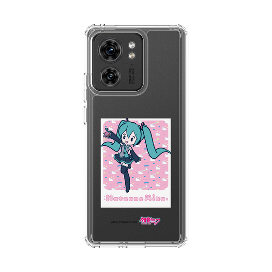 スリムプロテクションケース［ 初音ミク - グリッチスカイ - ピンク ］