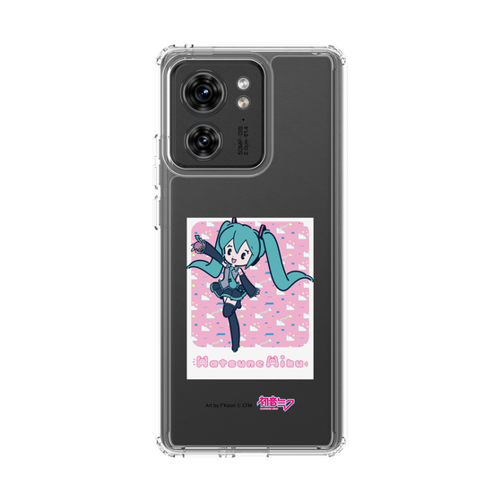スリムプロテクションケース［ 初音ミク - グリッチスカイ - ピンク ］