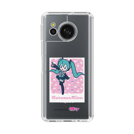 スリムプロテクションケース［ 初音ミク - グリッチスカイ - ピンク ］