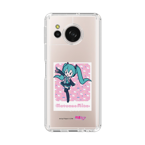 スリムプロテクションケース［ 初音ミク - グリッチスカイ - ピンク ］