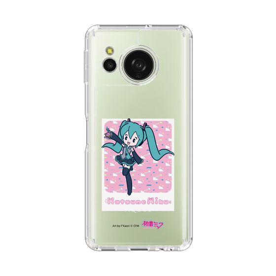 スリムプロテクションケース［ 初音ミク - グリッチスカイ - ピンク ］