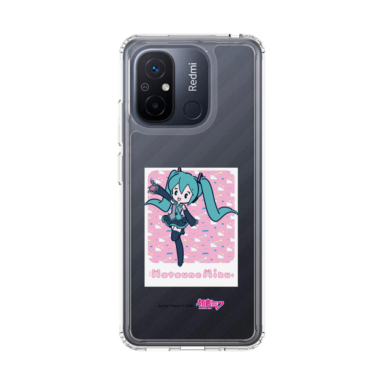 スリムプロテクションケース［ 初音ミク - グリッチスカイ - ピンク ］
