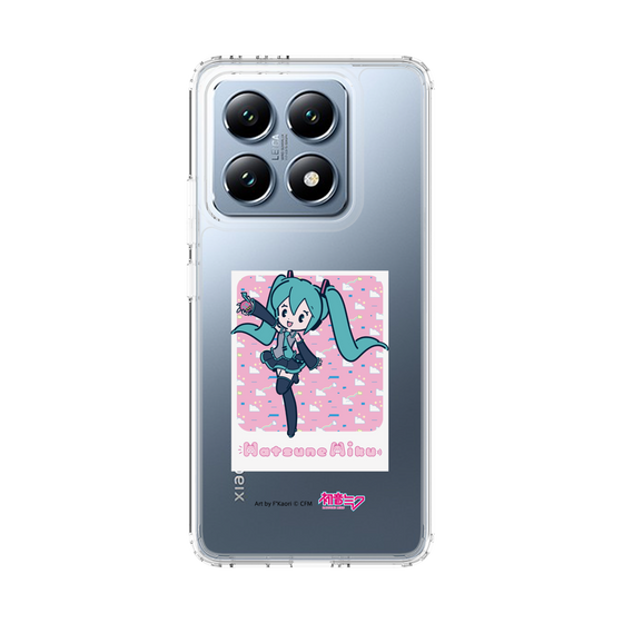 スリムプロテクションケース［ 初音ミク - グリッチスカイ - ピンク ］