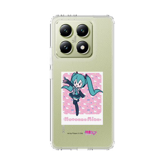 スリムプロテクションケース［ 初音ミク - グリッチスカイ - ピンク ］