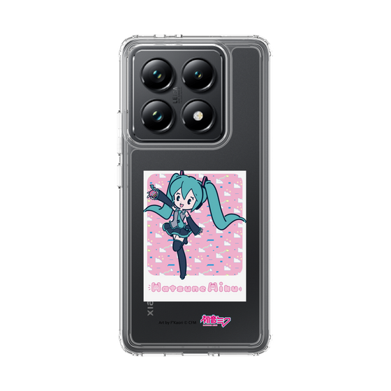 スリムプロテクションケース［ 初音ミク - グリッチスカイ - ピンク ］