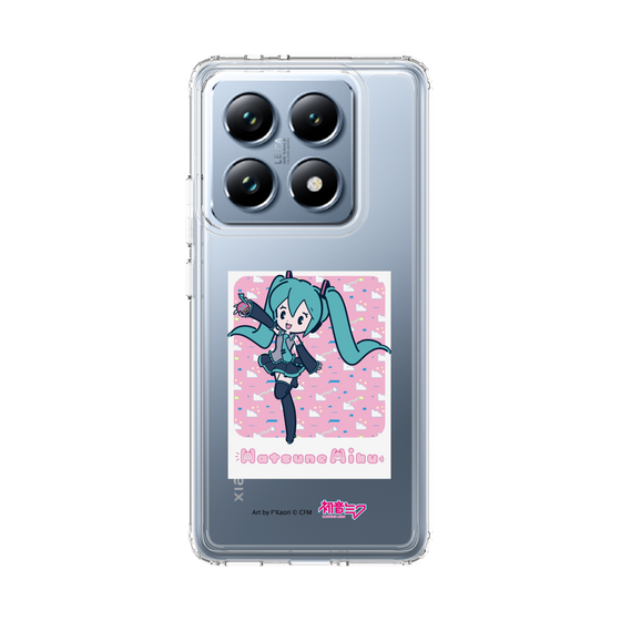 スリムプロテクションケース［ 初音ミク - グリッチスカイ - ピンク ］