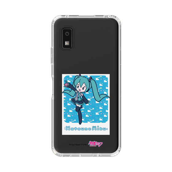 スリムプロテクションケース［ 初音ミク - グリッチスカイ - ブルー ］