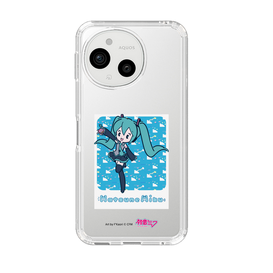 スリムプロテクションケース［ 初音ミク - グリッチスカイ - ブルー ］