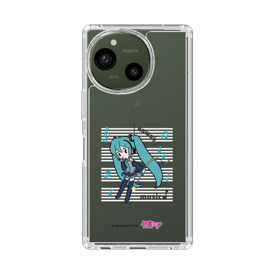 スリムプロテクションケース［ 初音ミク - 音符 ］