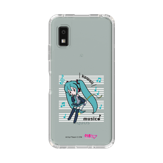 スリムプロテクションケース［ 初音ミク - 音符 ］