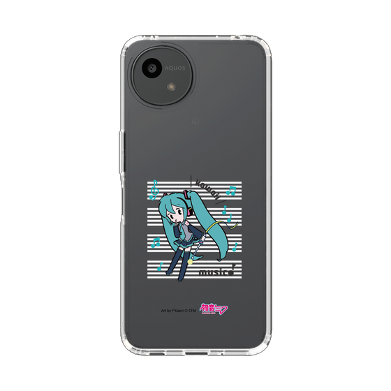 スリムプロテクションケース［ 初音ミク - 音符 ］