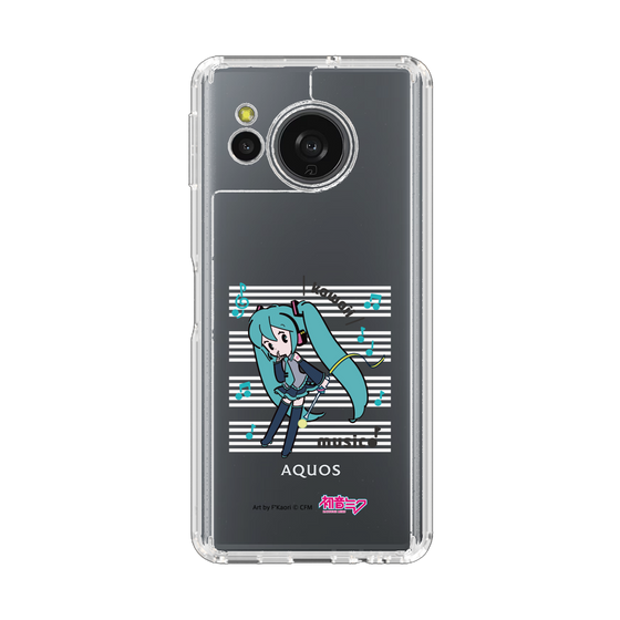 スリムプロテクションケース［ 初音ミク - 音符 ］