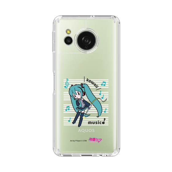 スリムプロテクションケース［ 初音ミク - 音符 ］