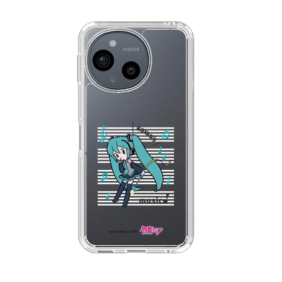 スリムプロテクションケース［ 初音ミク - 音符 ］