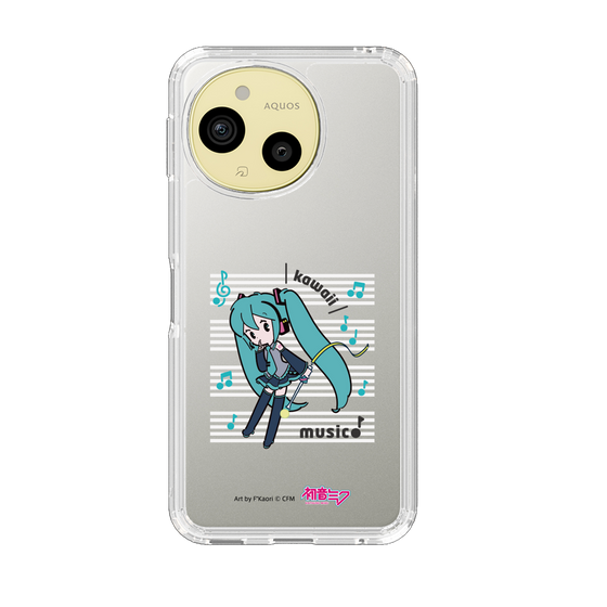 スリムプロテクションケース［ 初音ミク - 音符 ］