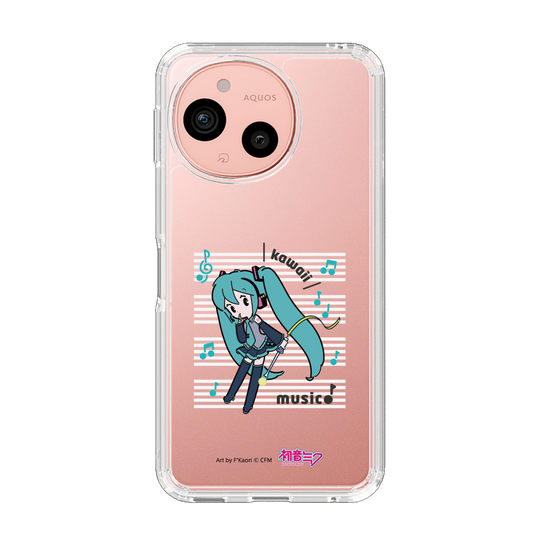 スリムプロテクションケース［ 初音ミク - 音符 ］