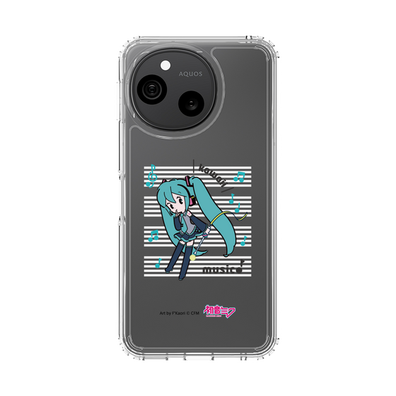 スリムプロテクションケース［ 初音ミク - 音符 ］