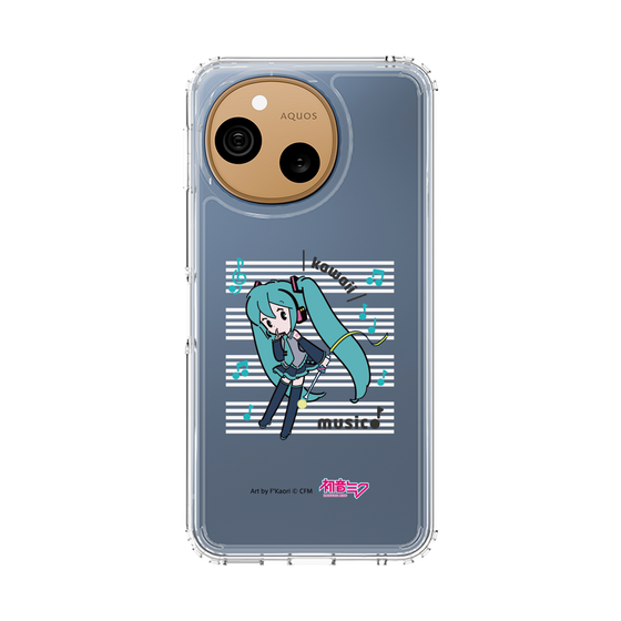 スリムプロテクションケース［ 初音ミク - 音符 ］