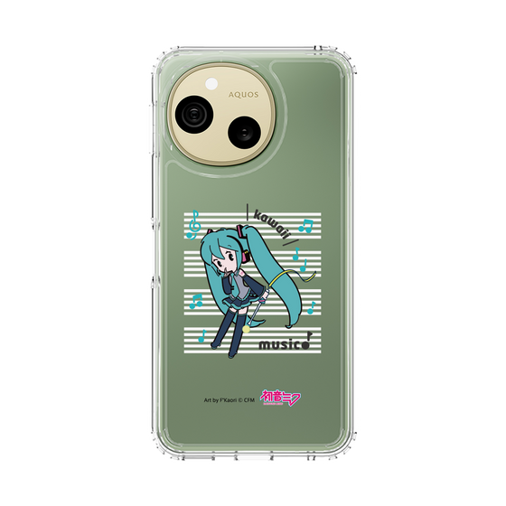 スリムプロテクションケース［ 初音ミク - 音符 ］