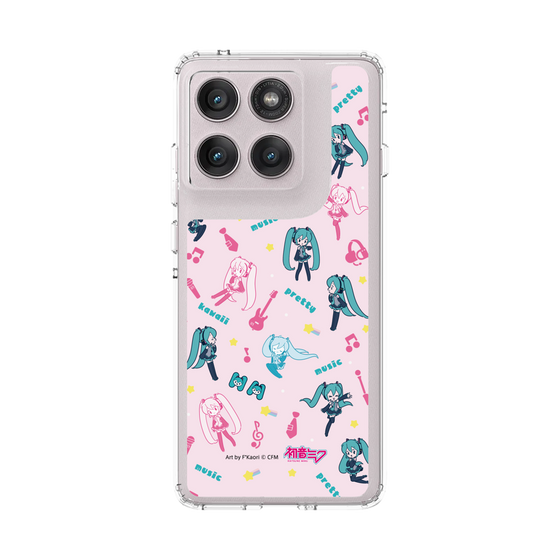 スリムプロテクションケース［ 初音ミク - インストルメント - ピンク ］