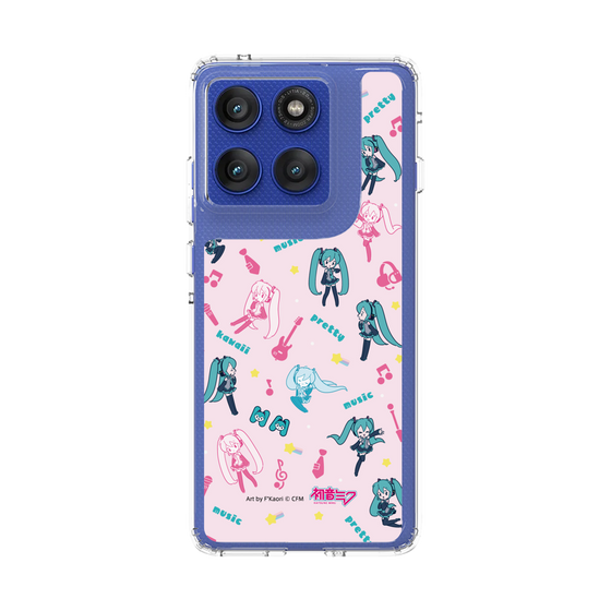 スリムプロテクションケース［ 初音ミク - インストルメント - ピンク ］