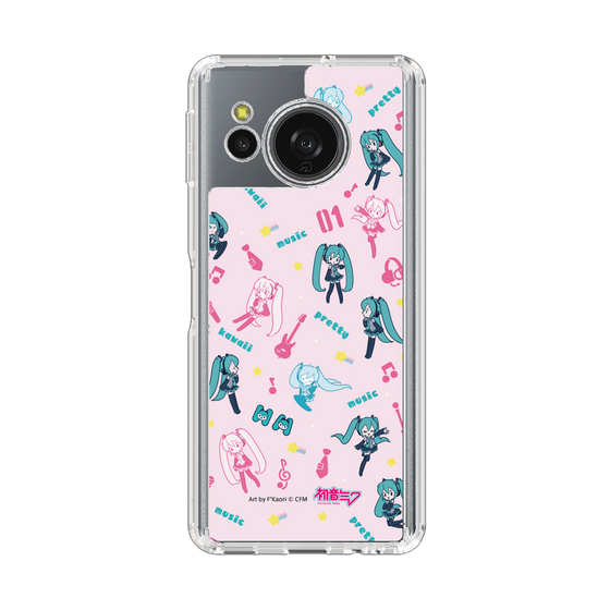 スリムプロテクションケース［ 初音ミク - インストルメント - ピンク ］