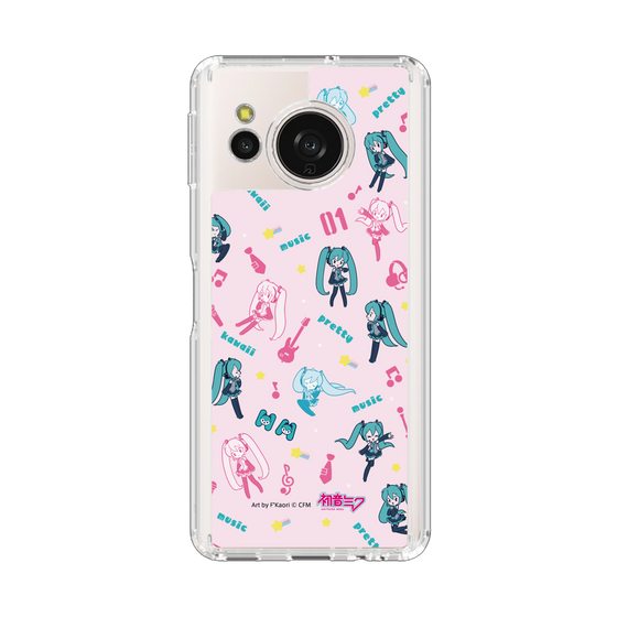 スリムプロテクションケース［ 初音ミク - インストルメント - ピンク ］