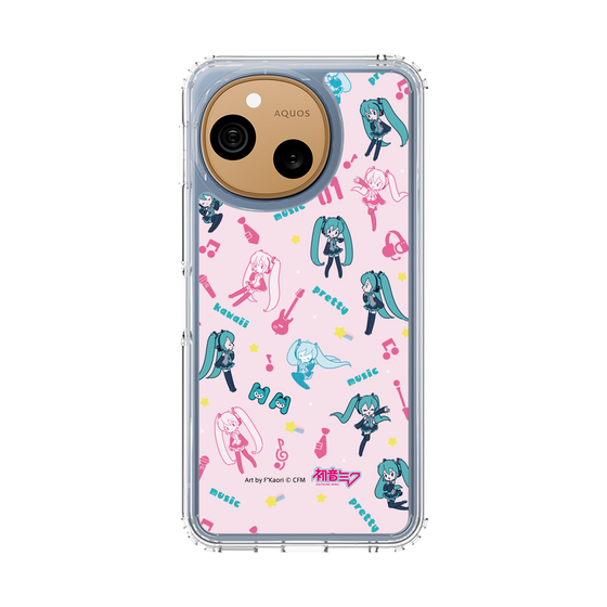 スリムプロテクションケース［ 初音ミク - インストルメント - ピンク ］