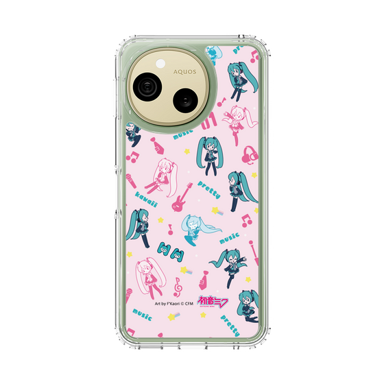 スリムプロテクションケース［ 初音ミク - インストルメント - ピンク ］