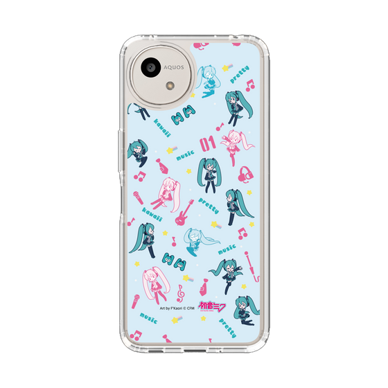 スリムプロテクションケース［ 初音ミク - インストルメント - ブルー ］