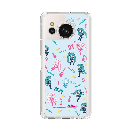 スリムプロテクションケース［ 初音ミク - インストルメント - ブルー ］