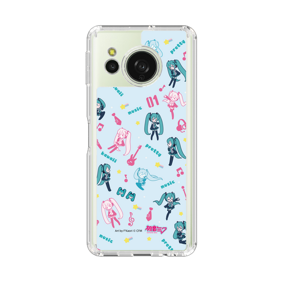 スリムプロテクションケース［ 初音ミク - インストルメント - ブルー ］