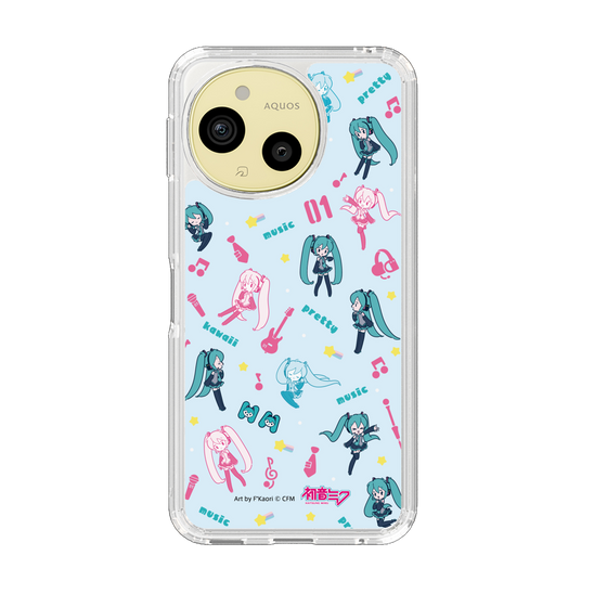 スリムプロテクションケース［ 初音ミク - インストルメント - ブルー ］