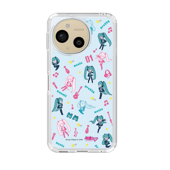 スリムプロテクションケース［ 初音ミク - インストルメント - ブルー ］