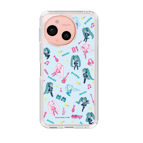 スリムプロテクションケース［ 初音ミク - インストルメント - ブルー ］