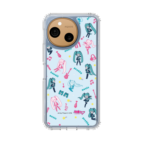 スリムプロテクションケース［ 初音ミク - インストルメント - ブルー ］