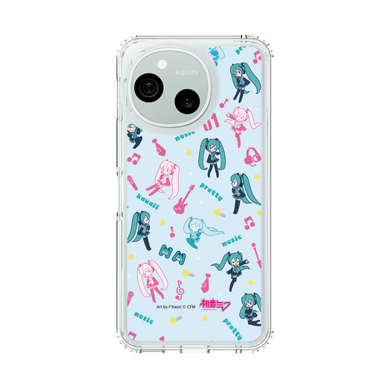 スリムプロテクションケース［ 初音ミク - インストルメント - ブルー ］